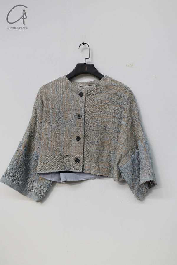 By Walid Collection-grade antique fabric Bella jacket short coat 250022WW AW21